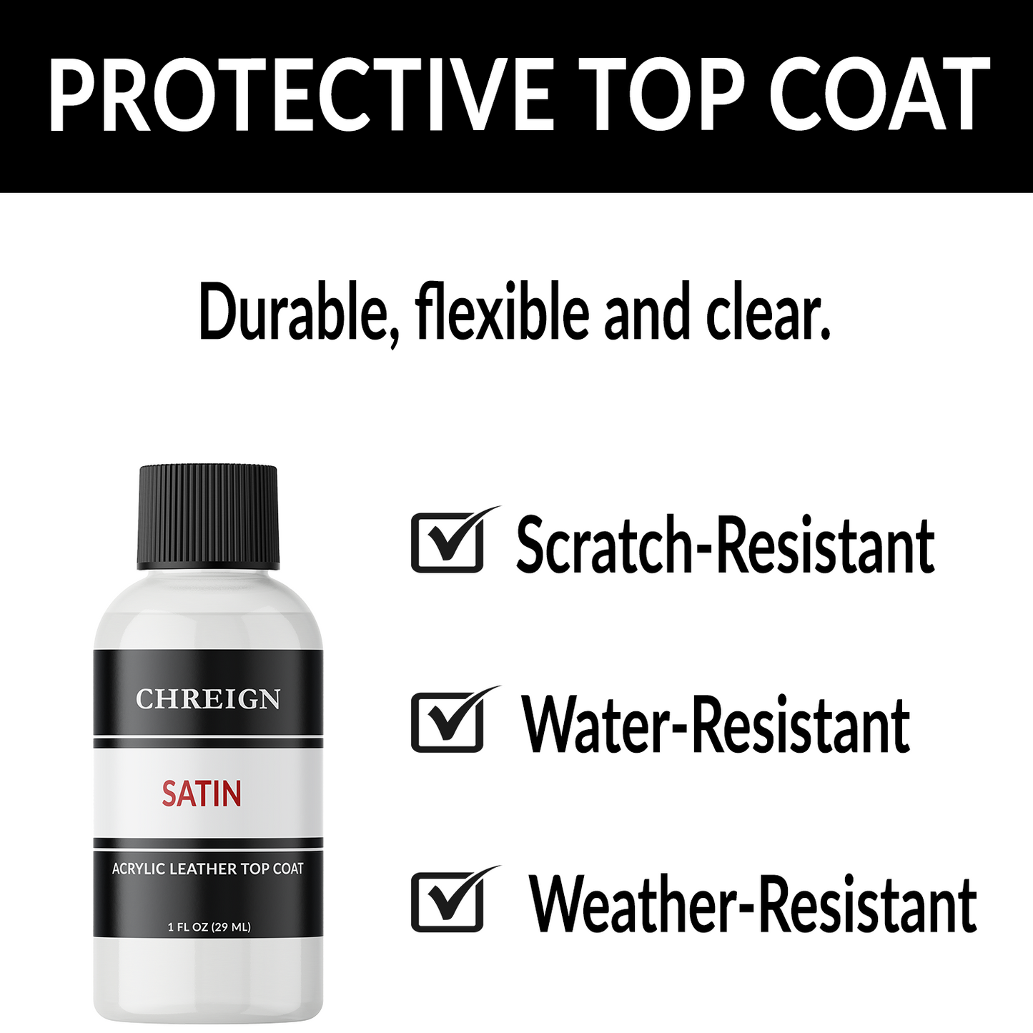Acrylic Leather Top Coat Satin 1 oz.