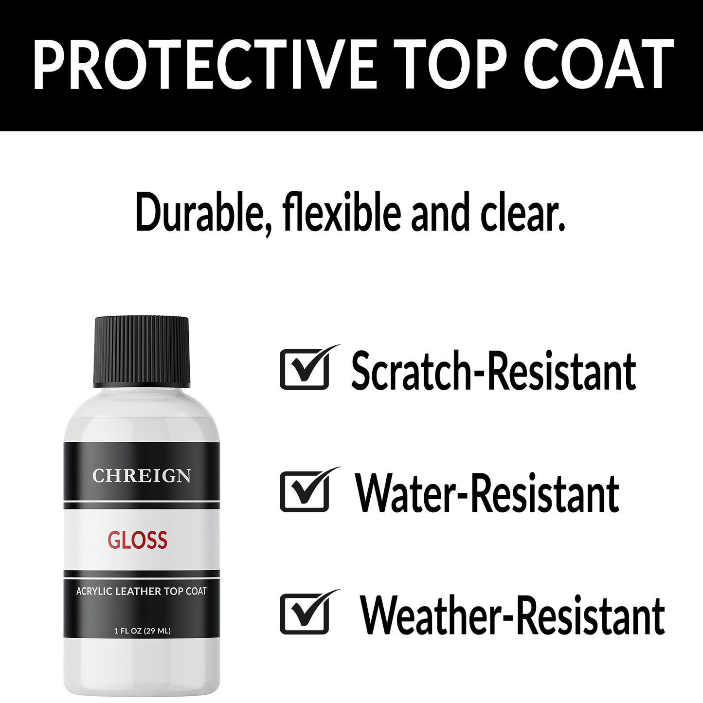 Acrylic Leather Top Coat Gloss 1 oz.