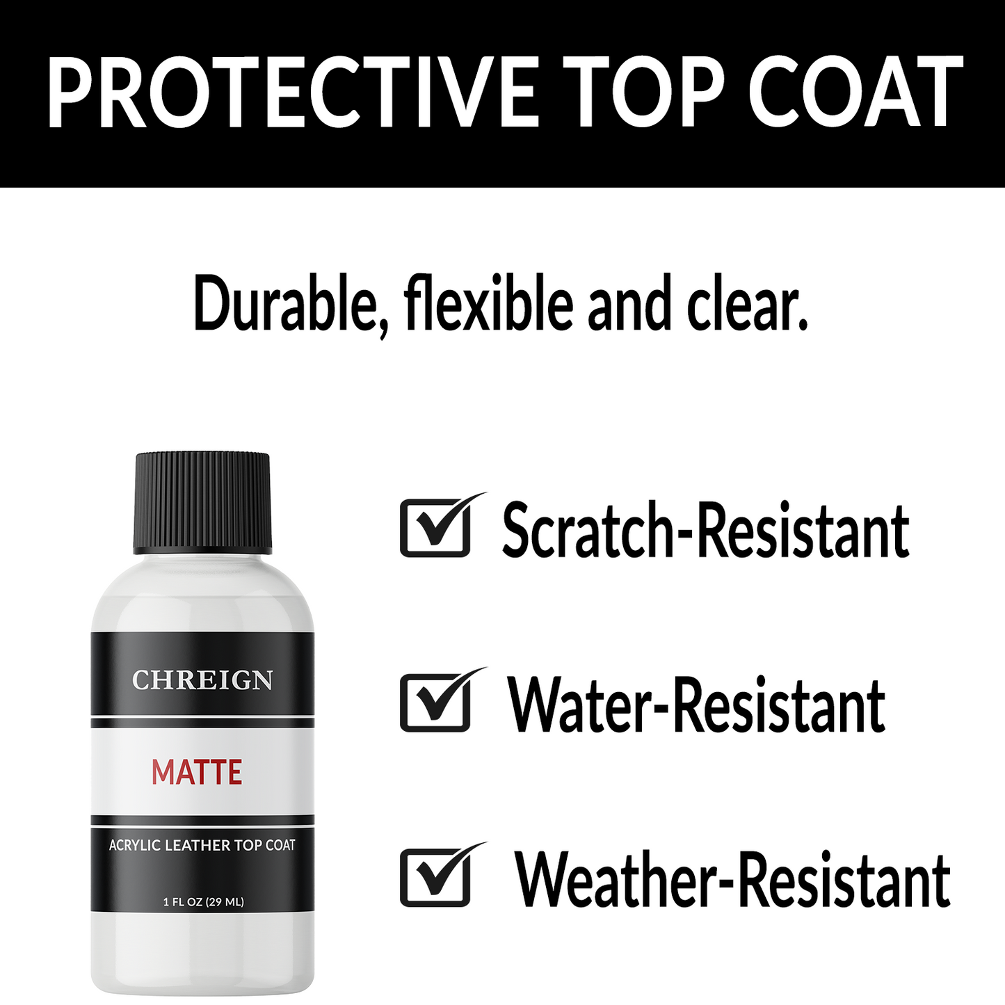 Acrylic Leather Top Coat Matte 1 oz.