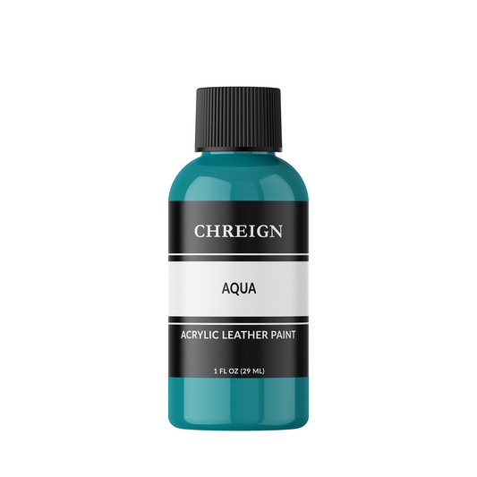 Acrylic Leather Paint, Aqua 1 oz.