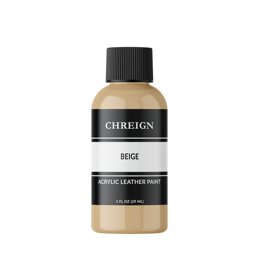 Acrylic Leather Paint, Beige 1 oz.