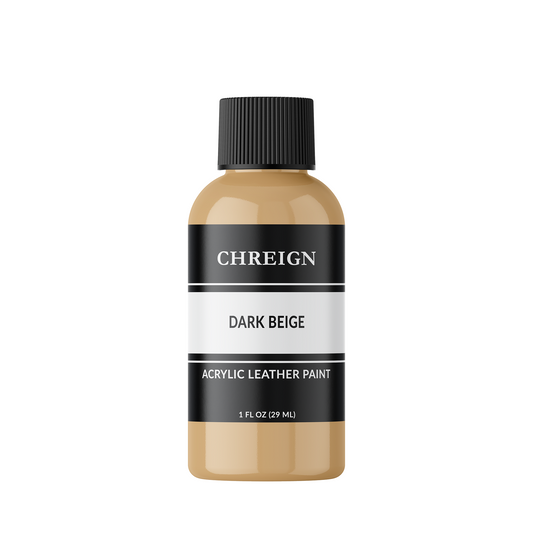 Acrylic Leather Paint, Dark Beige 1 oz.