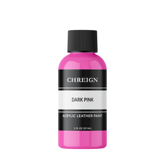 Acrylic Leather Paint, Dark Pink 1 oz.