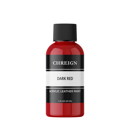 Acrylic Leather Paint, Dark Red 1 oz.