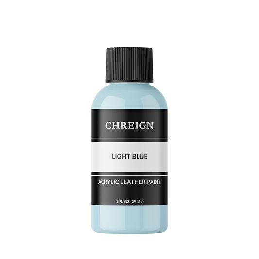 Acrylic Leather Paint, Light Blue 1 oz.