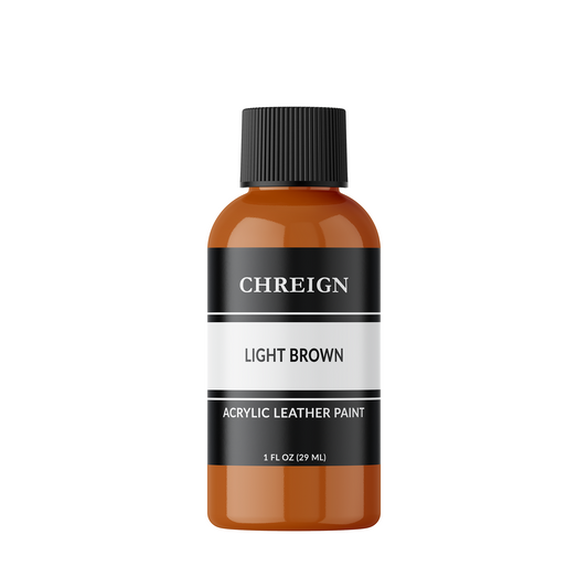 Acrylic Leather Paint, Light Brown 1 oz.