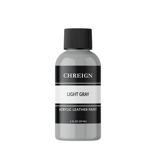 Acrylic Leather Paint, Light Gray 1 oz.