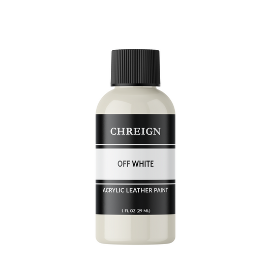 Acrylic Leather Paint, Off White 1 oz.