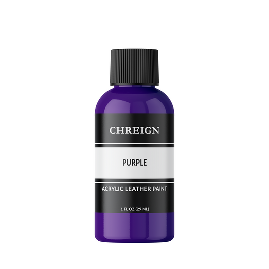 Acrylic Leather Paint, Purple 1 oz.