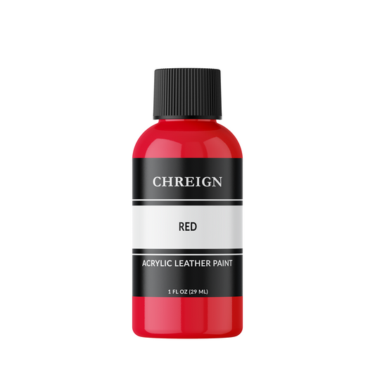 Acrylic Leather Paint, Red 1 oz.