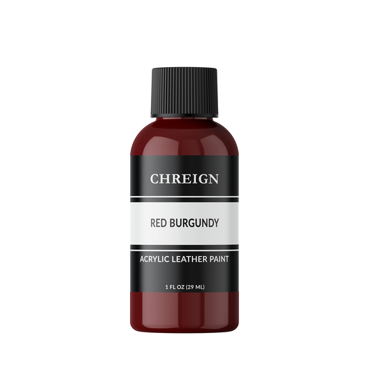 Acrylic Leather Paint, Red Burgundy 1 oz.