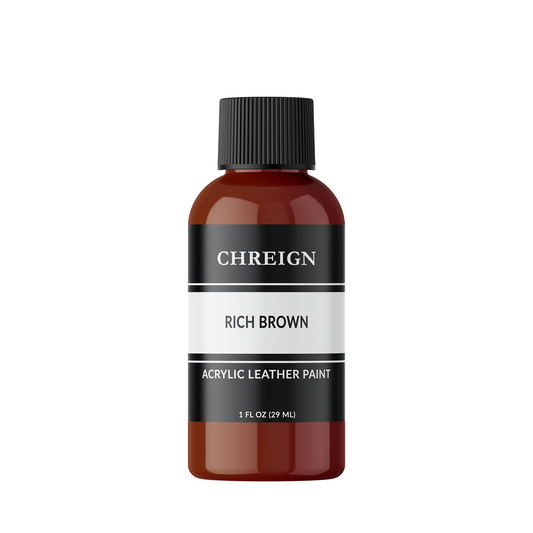 Acrylic Leather Paint, Rich Brown 1 oz.
