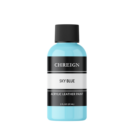 Acrylic Leather Paint, Sky Blue 1 oz.