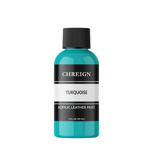 Acrylic Leather Paint, Turquoise 1 oz.