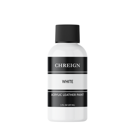 Acrylic Leather Paint, White 1 oz.