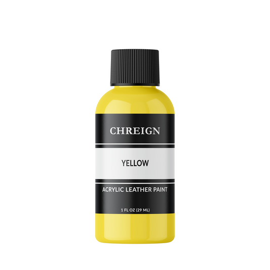 Acrylic Leather Paint, Yellow 1 oz.